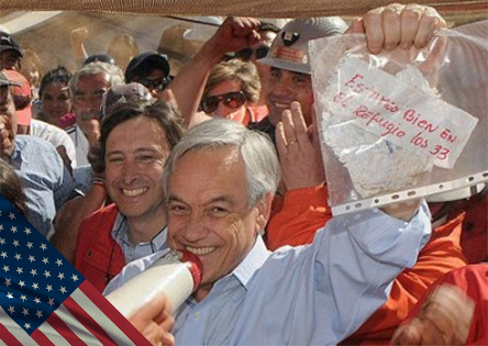 Chilean miners rescue message - Estamos bien en el refugio, los 33